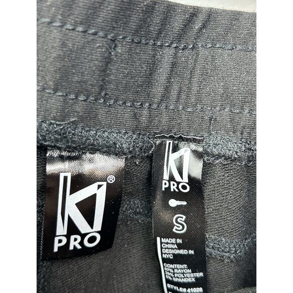 Ki Pro Performance Joggers/Sweatpants Black Gold Striped Womens Small NEW - Picture 4 of 9